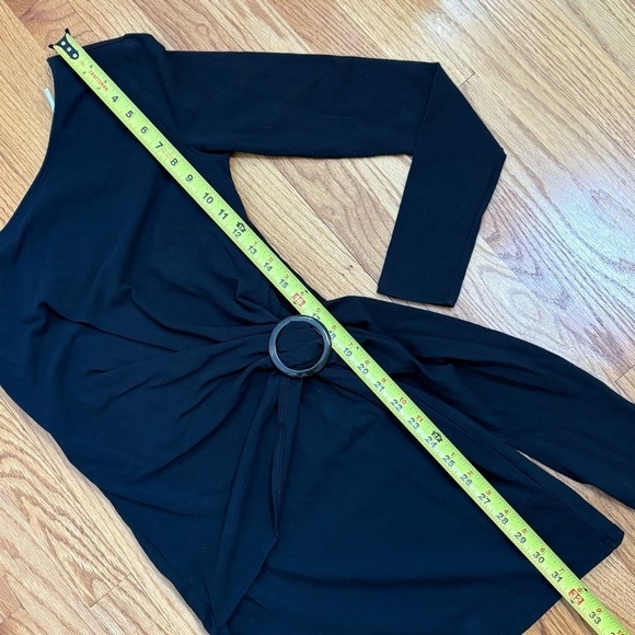 FREE PEOPLE Frankie Draped Asymmetrical Fitted Mini Dress Medium - Picture 11 of 15